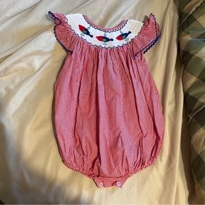 18 month girl smock bubble